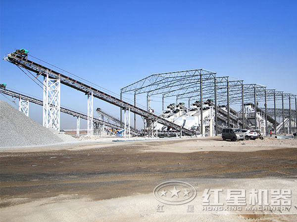 四川绵阳时产1000吨新型环保砂石生产线