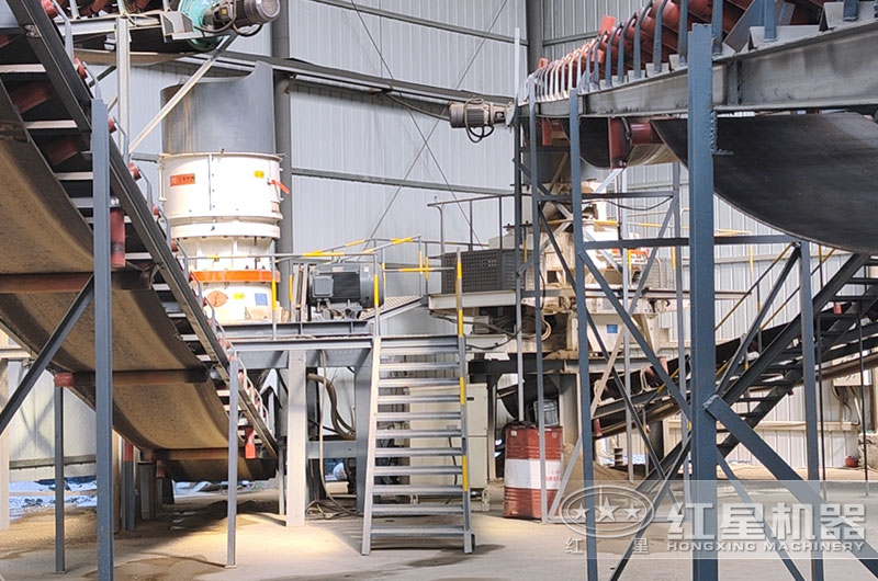 石英砂加工现场图片