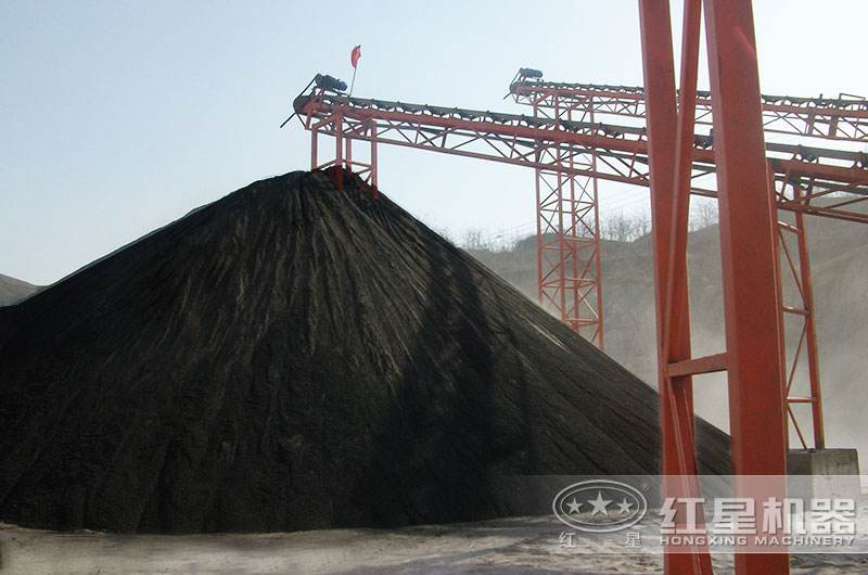 煤矸石制成的沙子成品